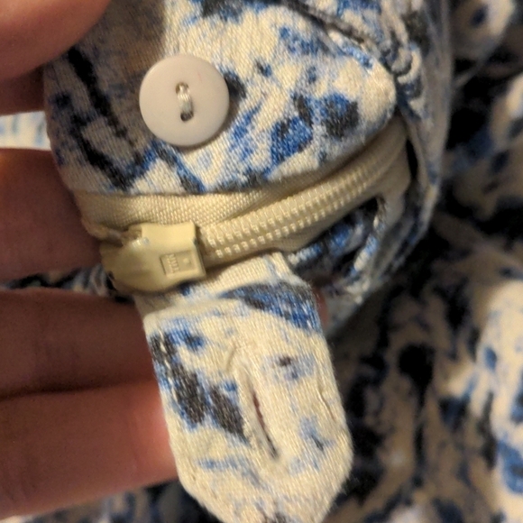 J Jill linen blend ankle pants abstract print - Picture 7 of 9